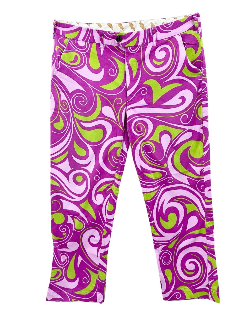 LOUDMOUTH Golf Pants Cotton Candy Swirls